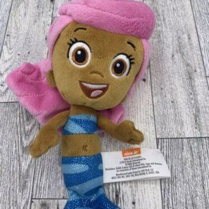 Nick Jr. BUBBLE GUPPIES 7" Plush MOLLY Pink Hair Mermaid Doll Stuffed Toy